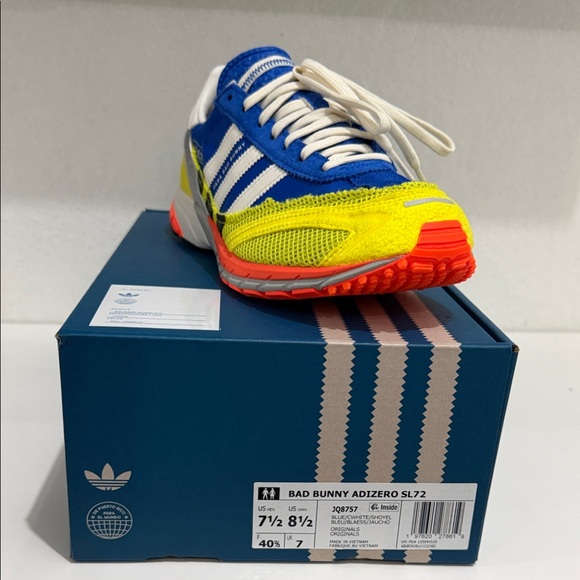 Bad Bunny Shoes - Bad Bunny x Adidas Adizero SL72 – NWT – Unisex Sneakers